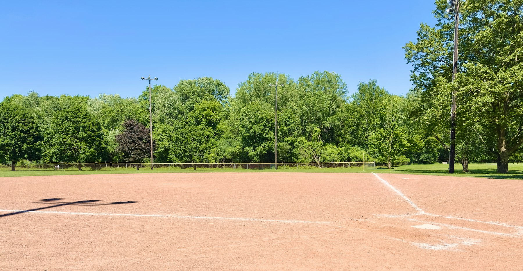 A professionally maintained sports field ready for the next game